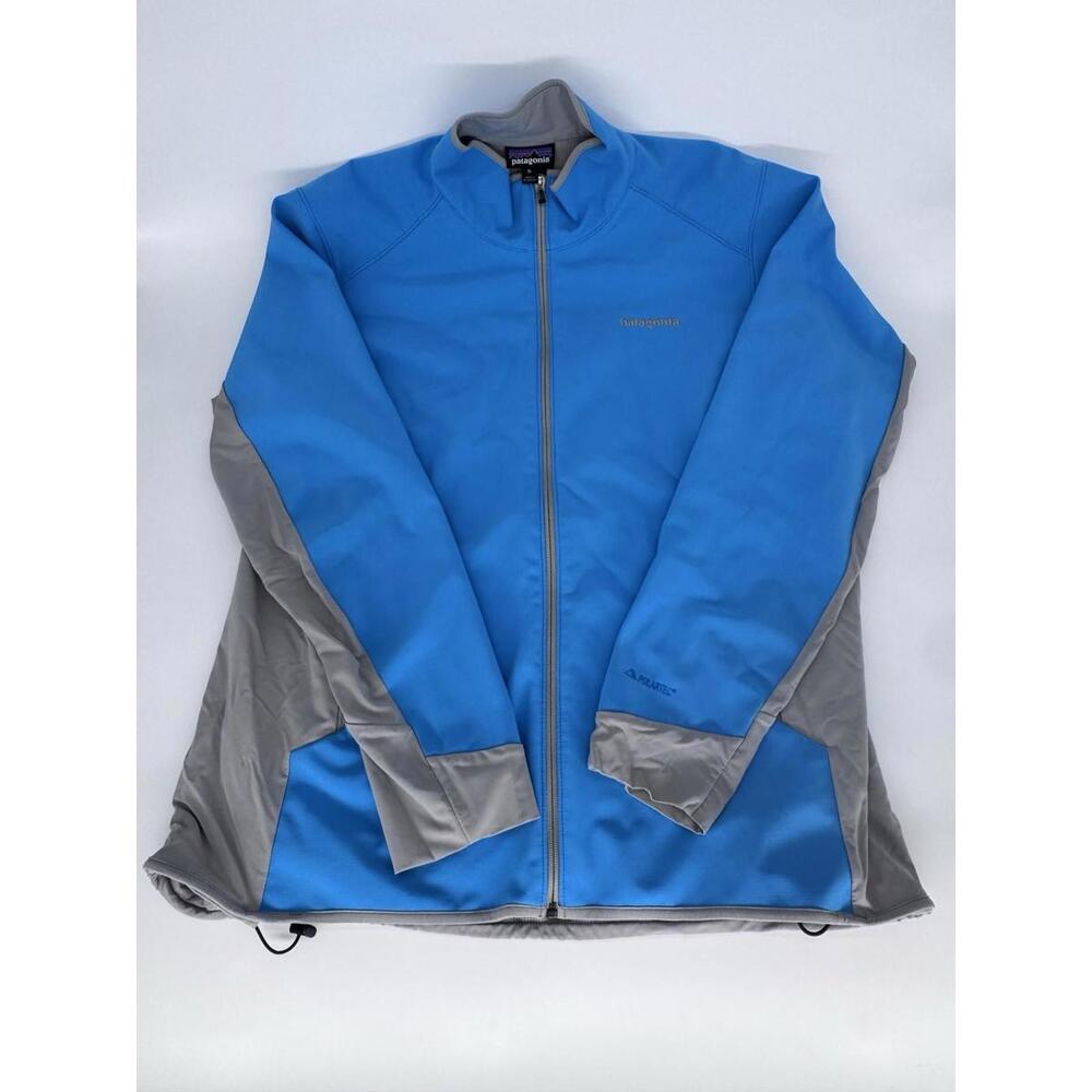 Patagonia Polartec Men’s Lightweight Jacket XL Blue Grey Full Zip**Read Descrip*